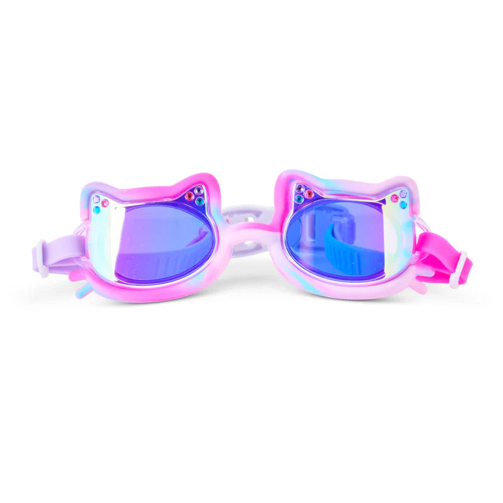 Tie-Dye Tabby Kids’ Swim Goggles