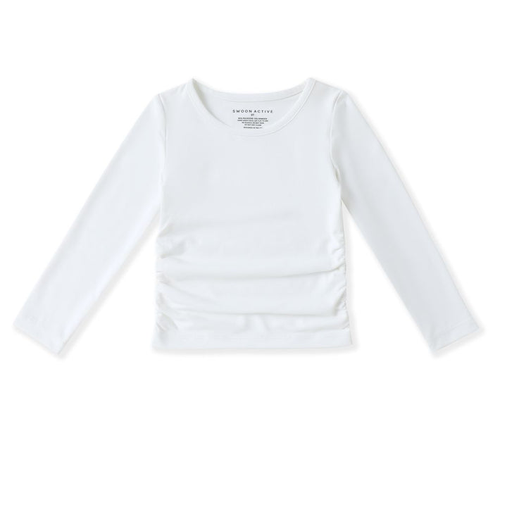 White Ruched Top