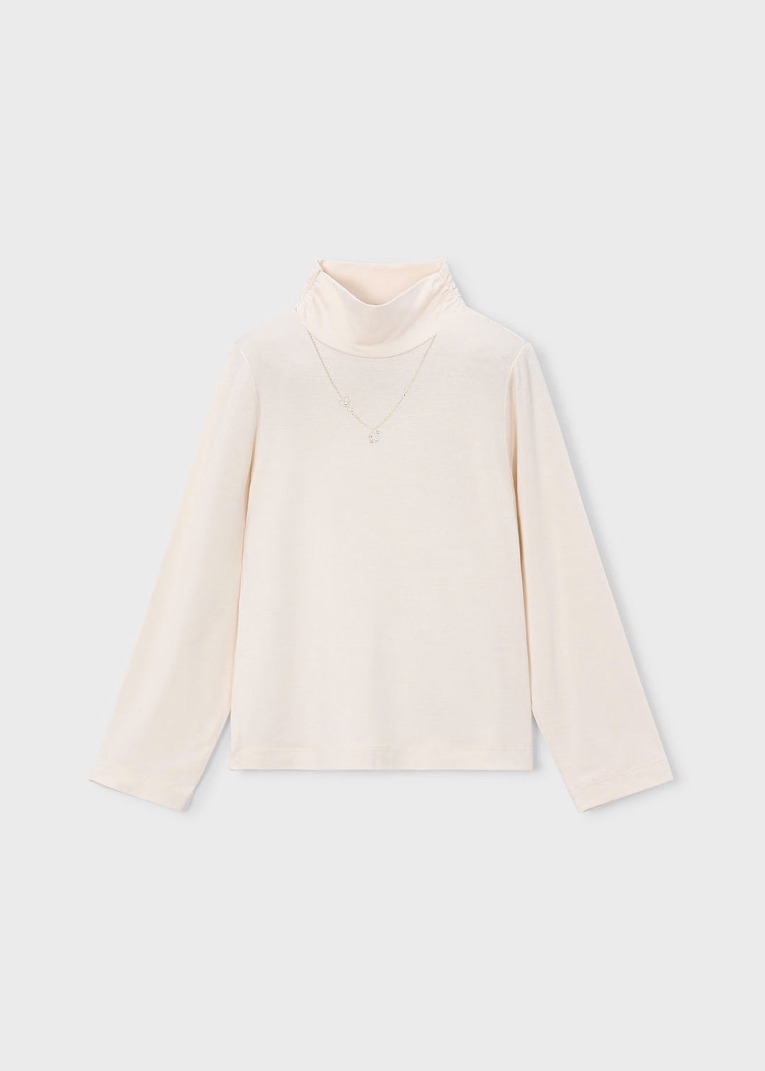 Necklace Turtleneck Sweater