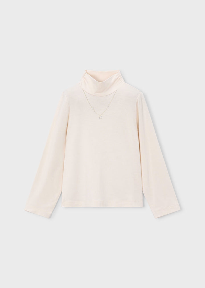 Necklace Turtleneck Sweater