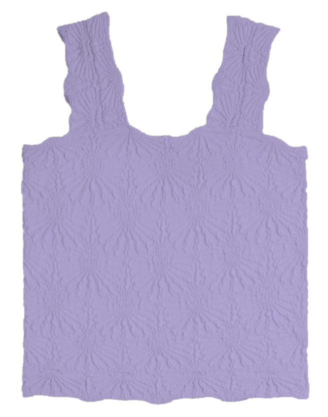 Smocking Lace Tank