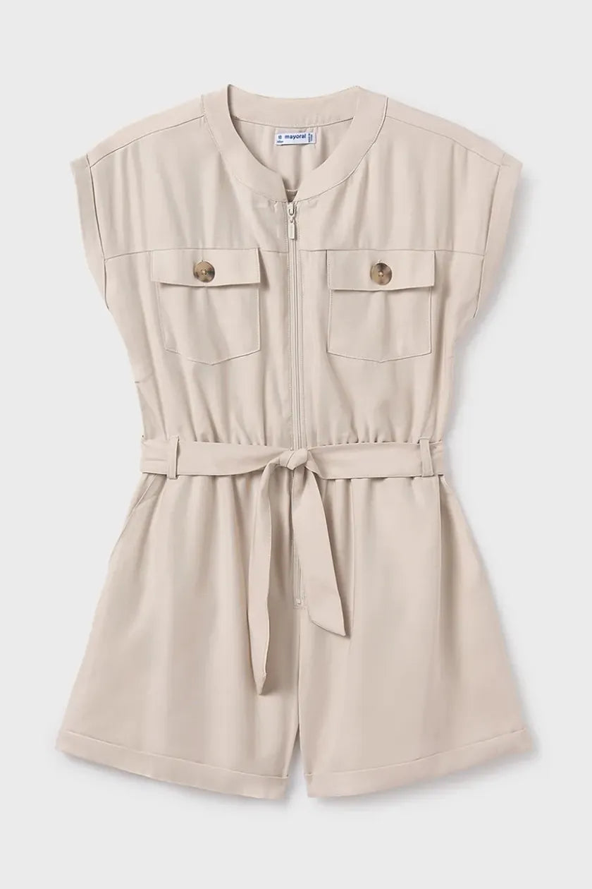 Zip Romper with Pockets