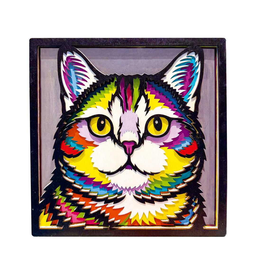 Cat Wood Art