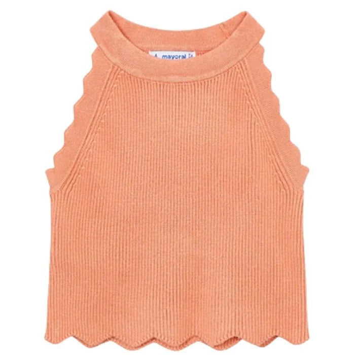 Knit Scalloped Tank