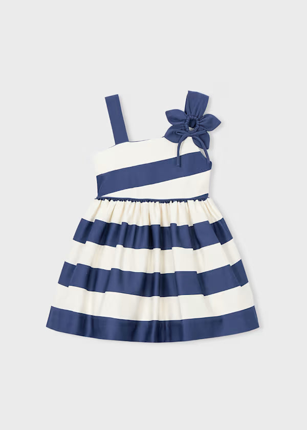 Striped Assymetrical Dress