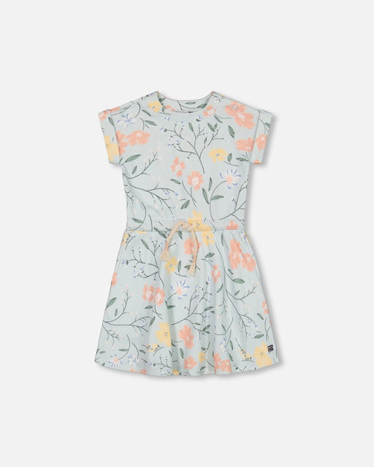 Romantic Flowers French Terry Dress