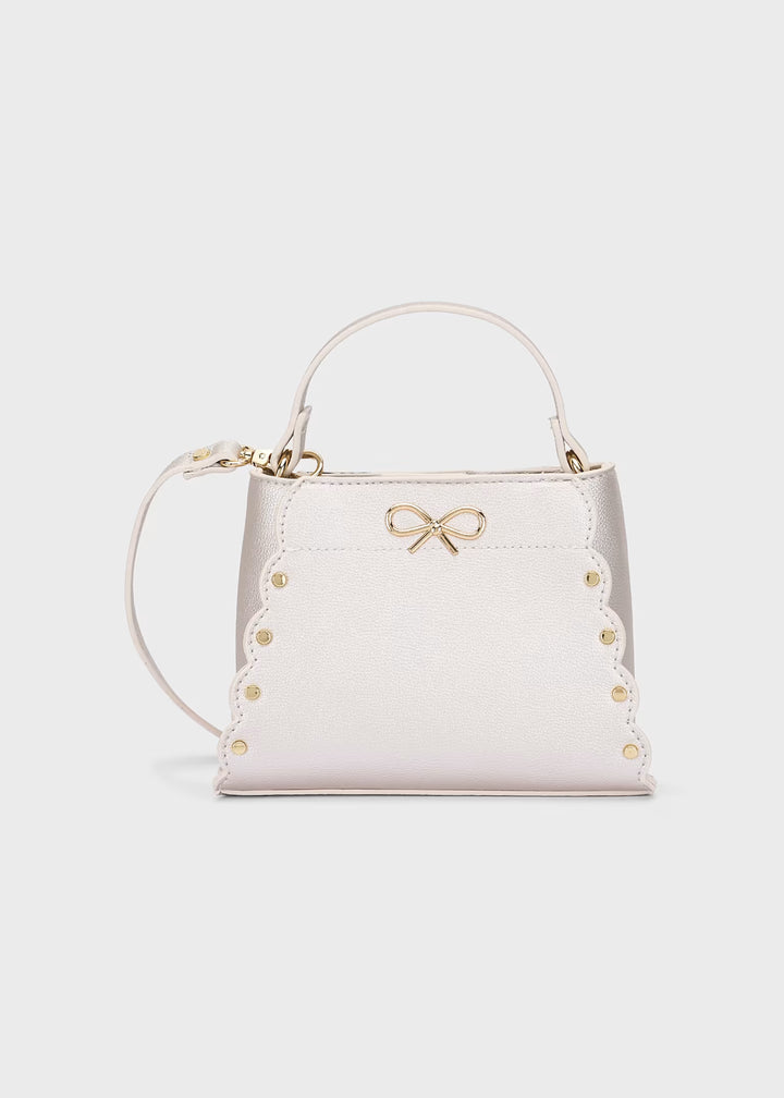 Faux Leather Bow Bag