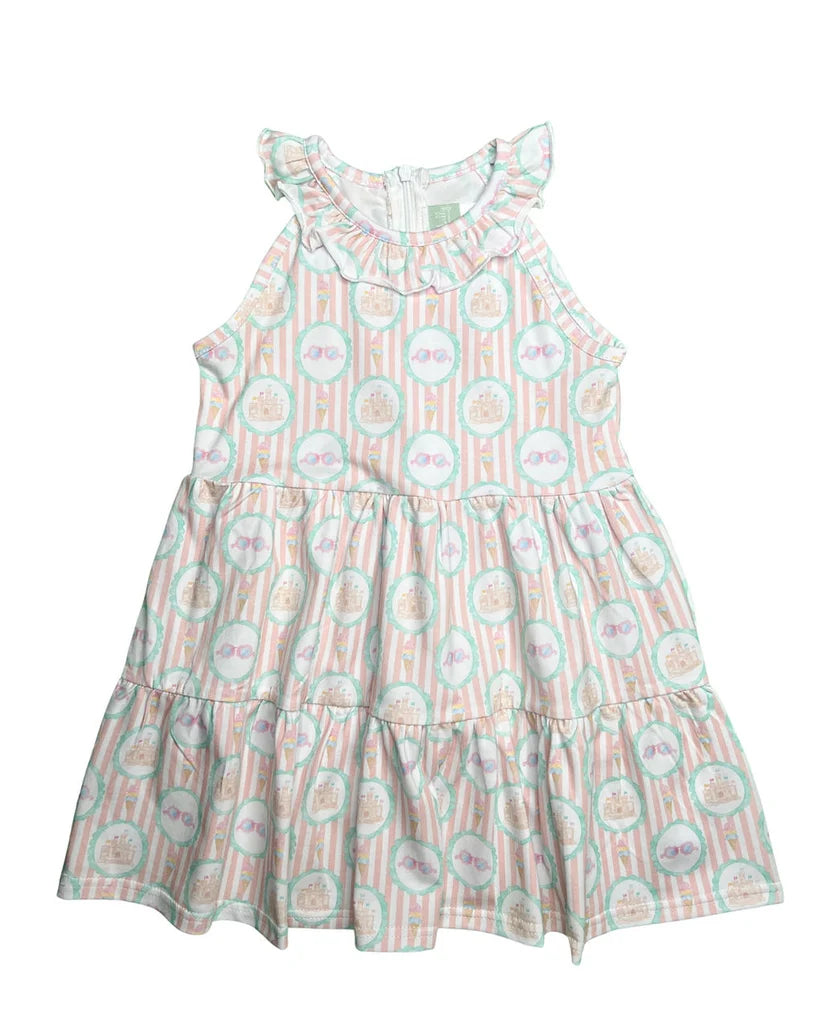 sand castle kendall panel dress