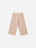 Load image into Gallery viewer, Honeycomb Stripe Knit Wide Leg Pant

