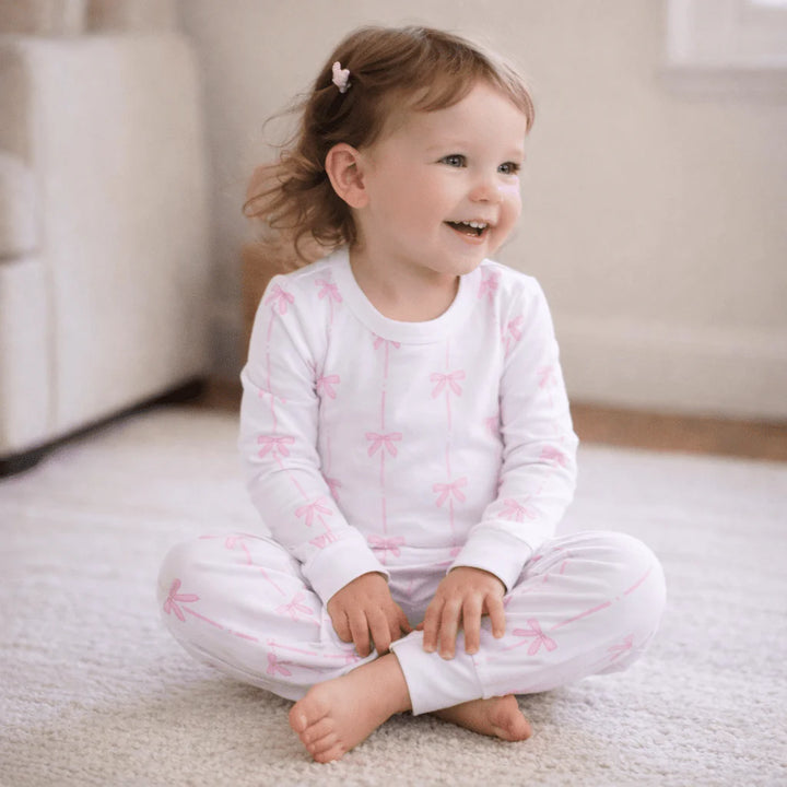 Amelia's Classics Pink Toddler Long Pajamas