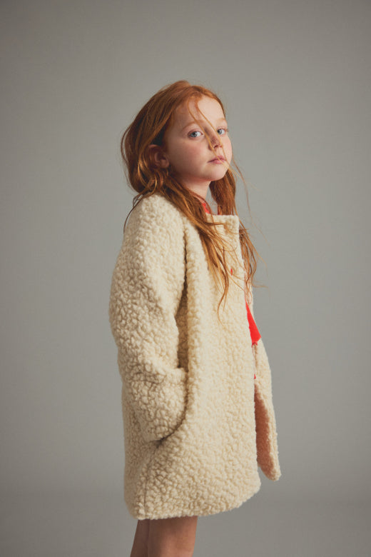 Sherpa Knit Coat