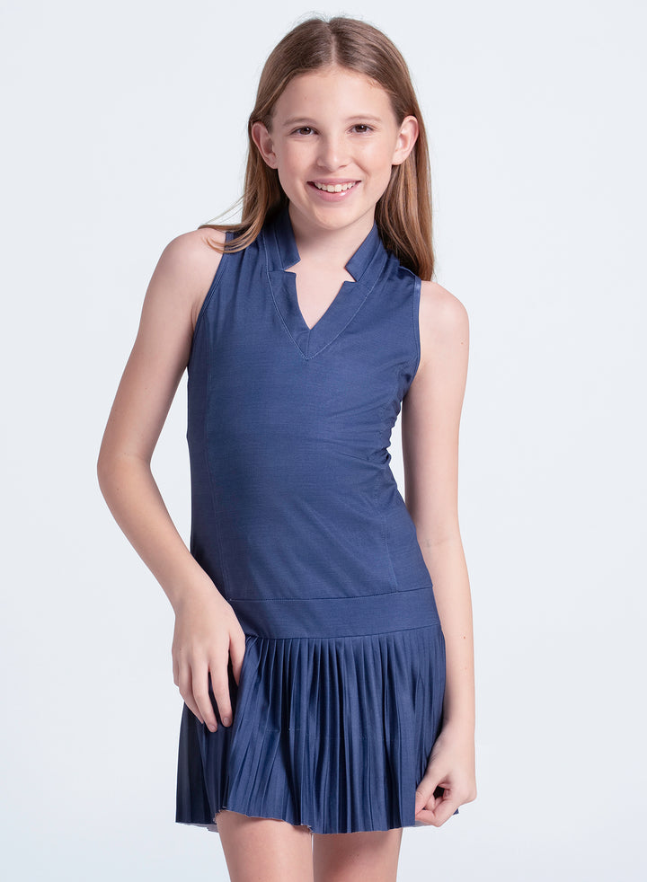 Pleated Chi Chi Dress