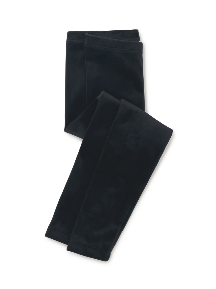 Velour Leggings - Jet Black