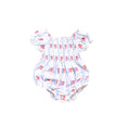 Load image into Gallery viewer, Boho Romper Stars & Stripes

