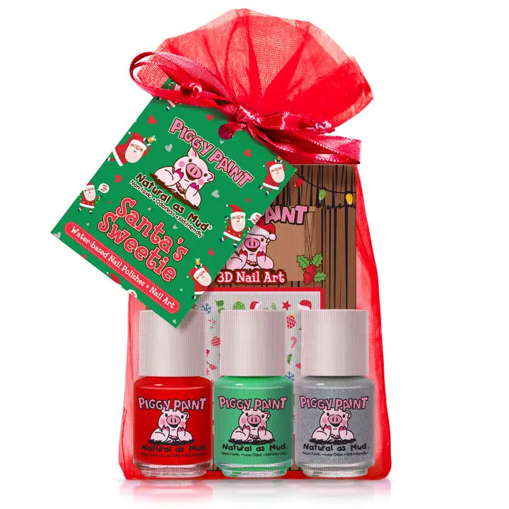 Santa's Sweetie Non-Toxic Kids Nail Polish Gift Set