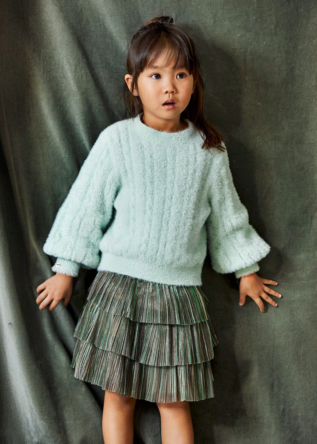 Jade Pleated Skirt