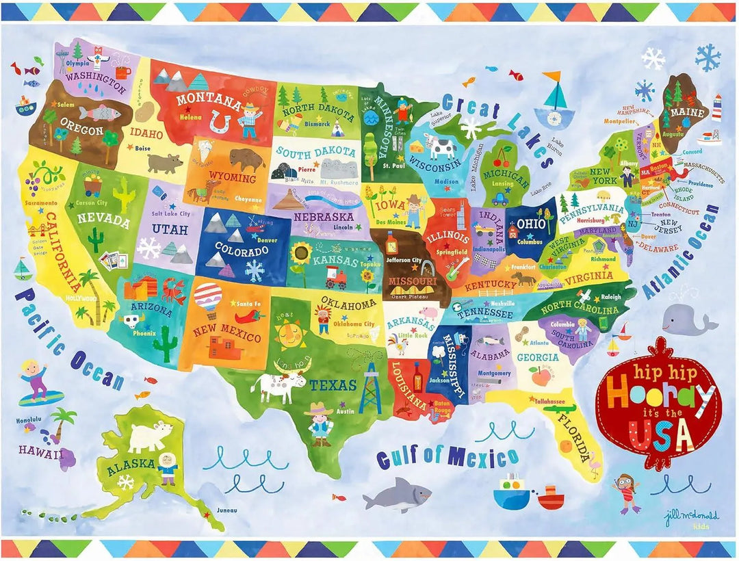 Hip Hip Horray USA Puzzle