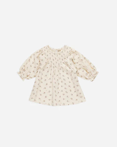 Holly Berry V Smocked Dress