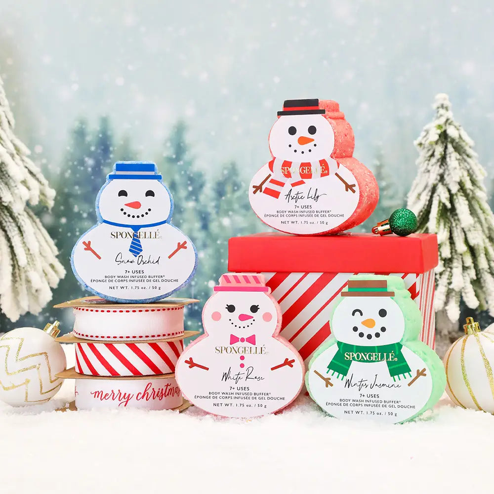 Snowman Body Wash Infused Buffers