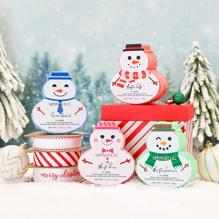 Snowman Body Wash Infused Buffers