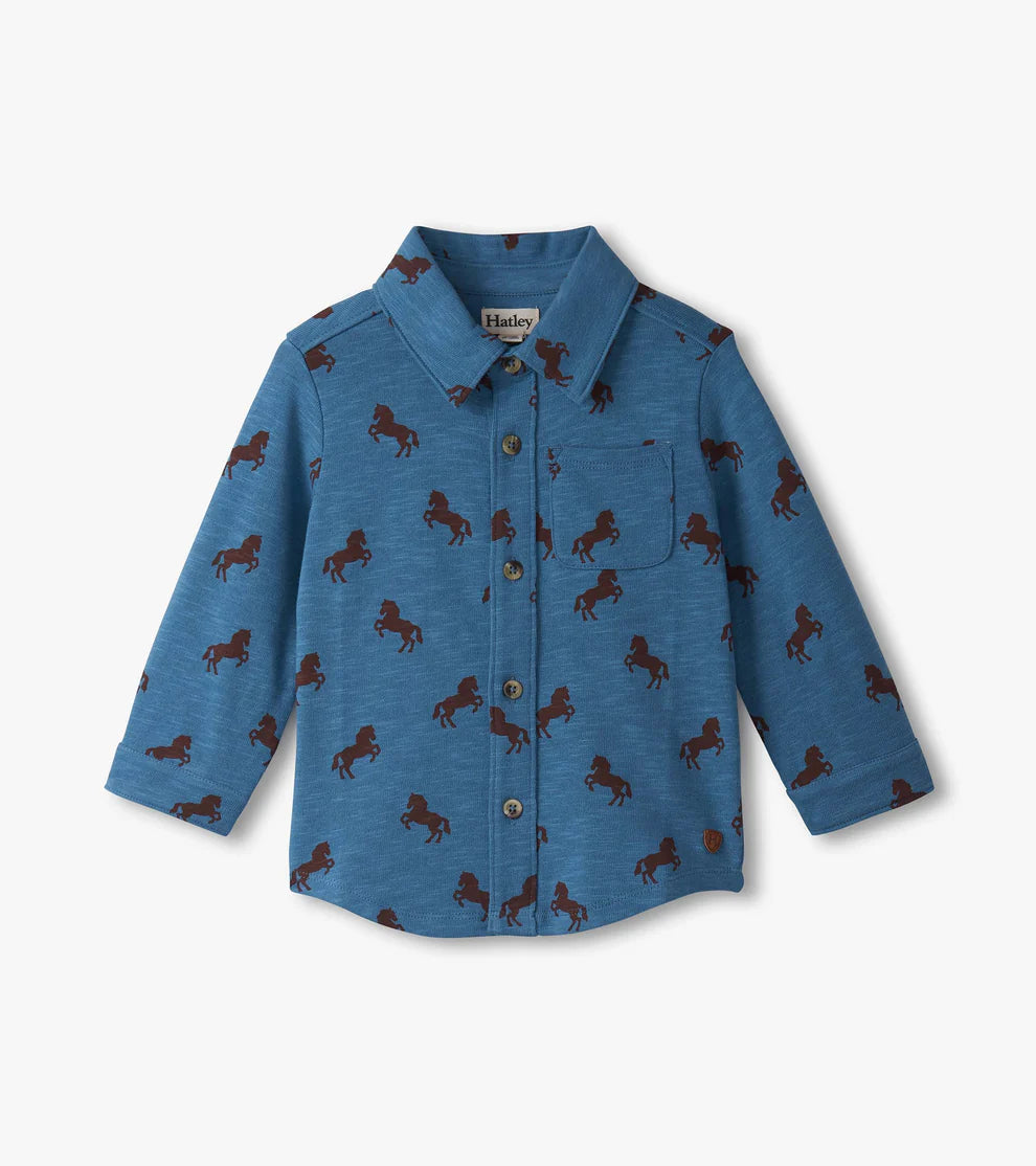 Ranch Horse Button Down Shirt