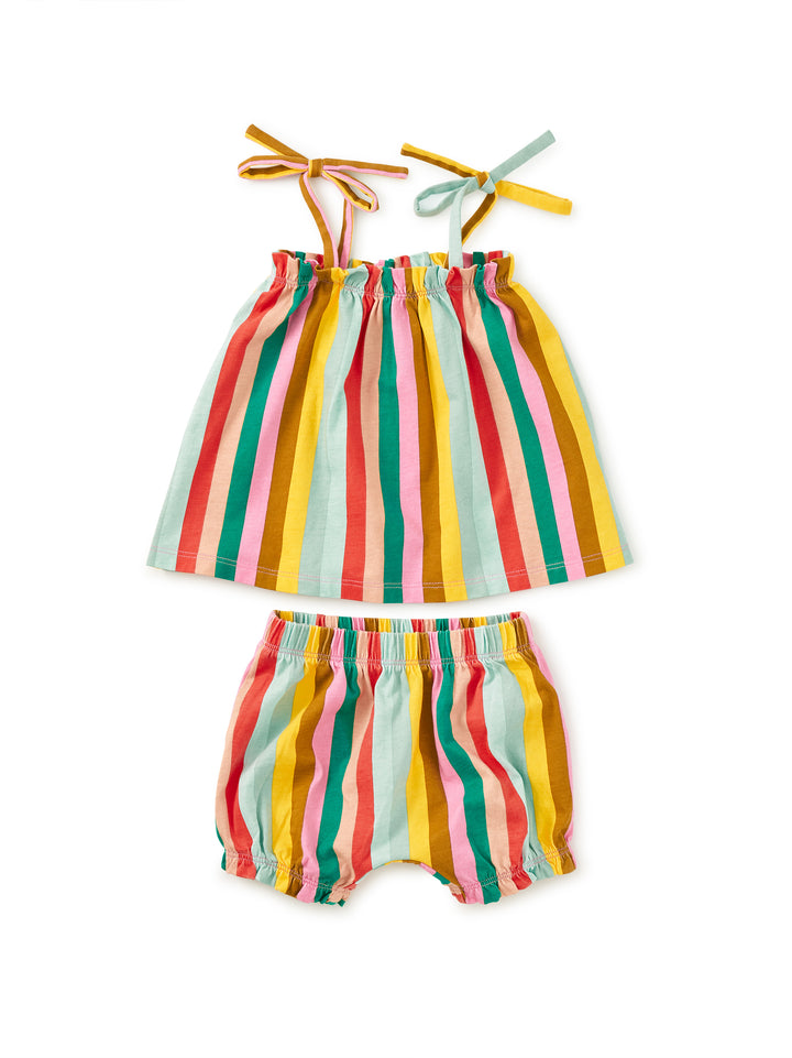 Tie Shoulder Baby Set