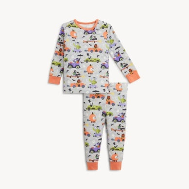 Broom Voyage Modal Long Sleeve Long Pant Pajama Set