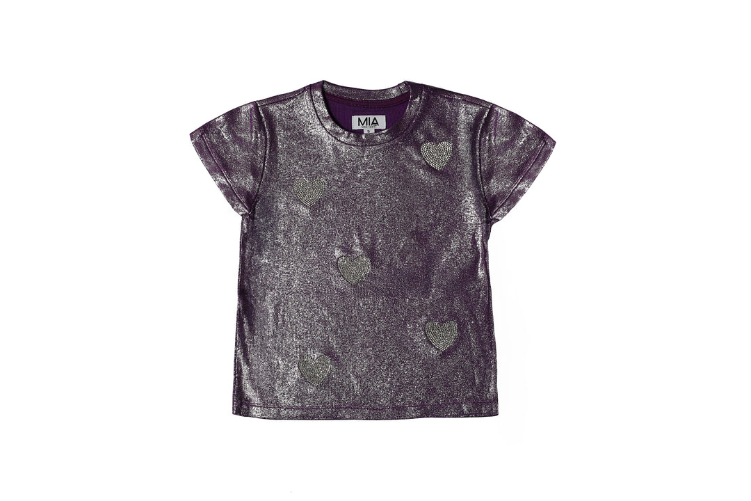 Metallic Purple Top