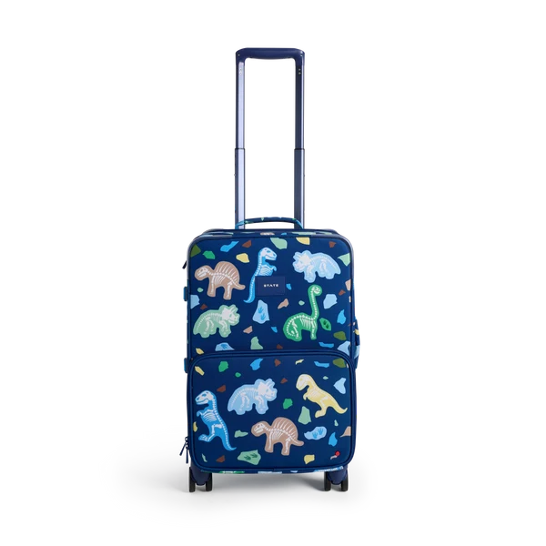 Logan Carry On Suitcase Dino Fossils
