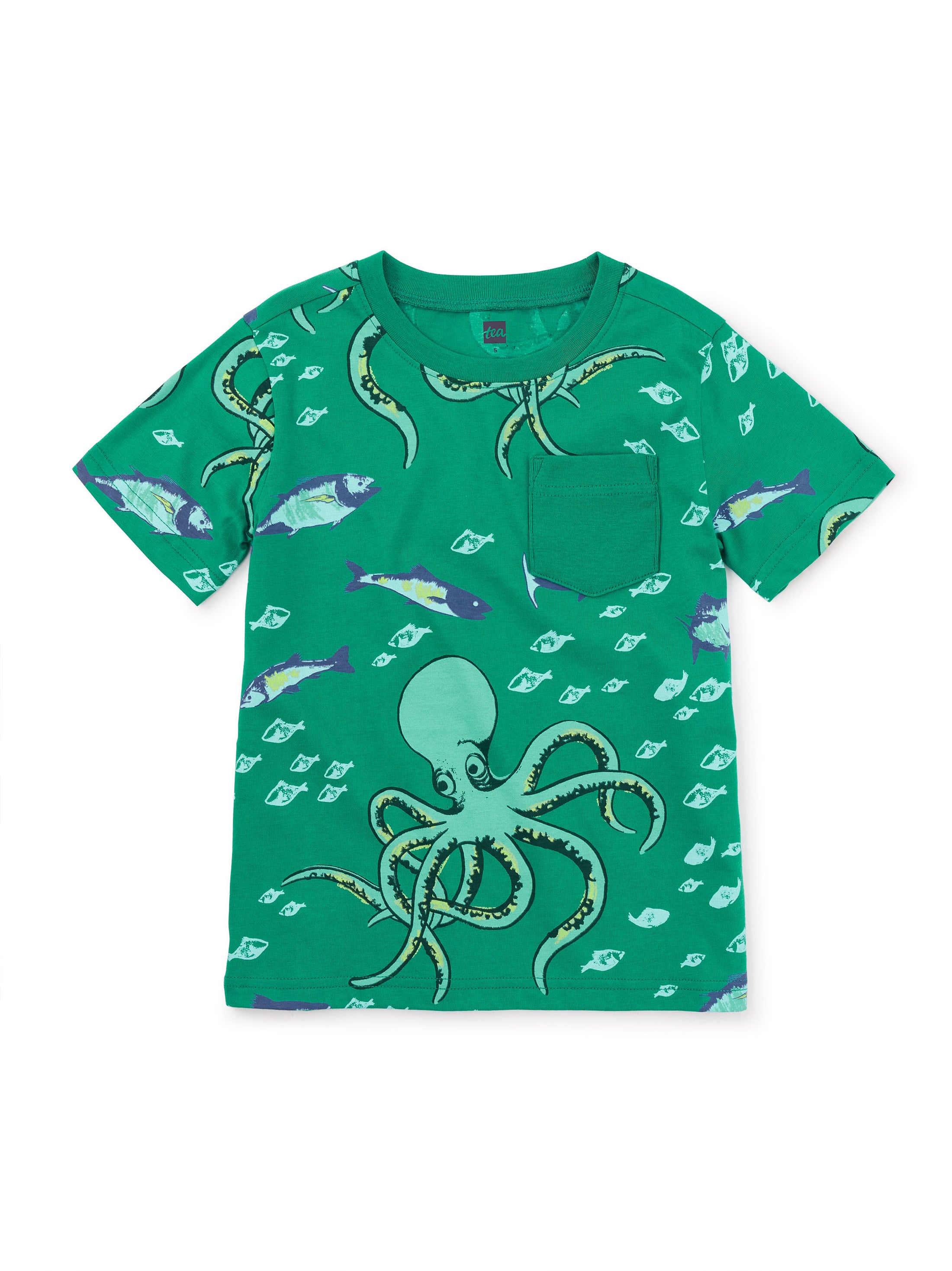 Octopus Chase Pocket Tee