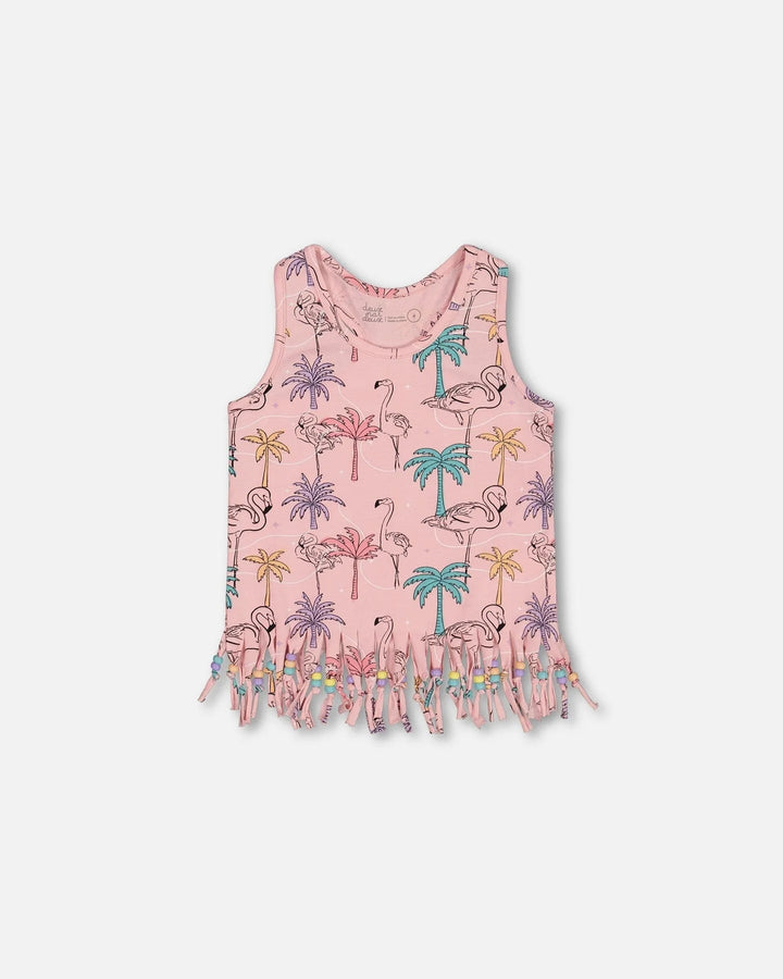 Flamingo Fringe Tank