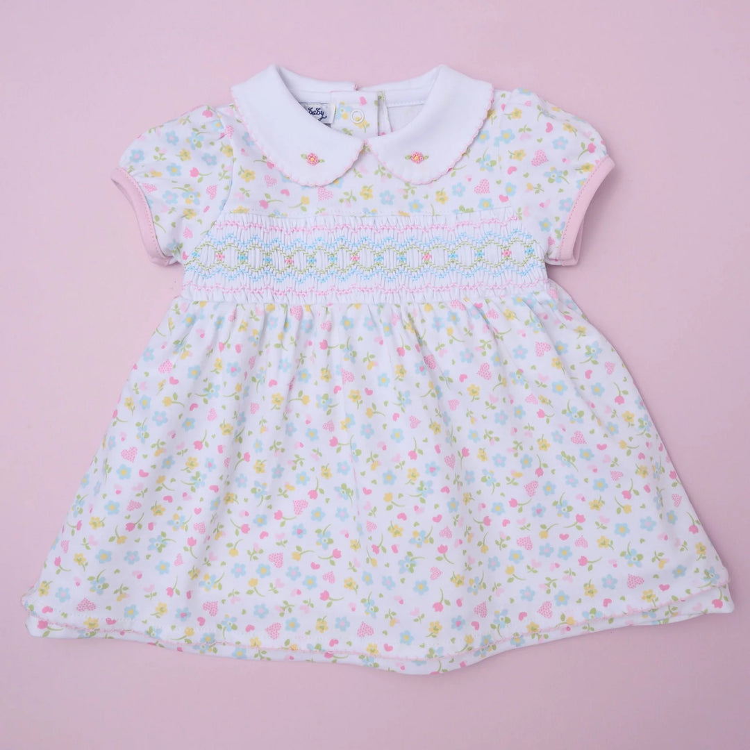 Clara's Classic Smocked Dress Set