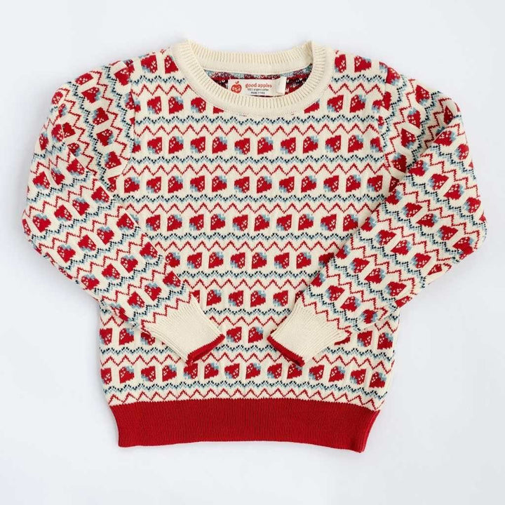 Red Heritage Strawberries Pullover