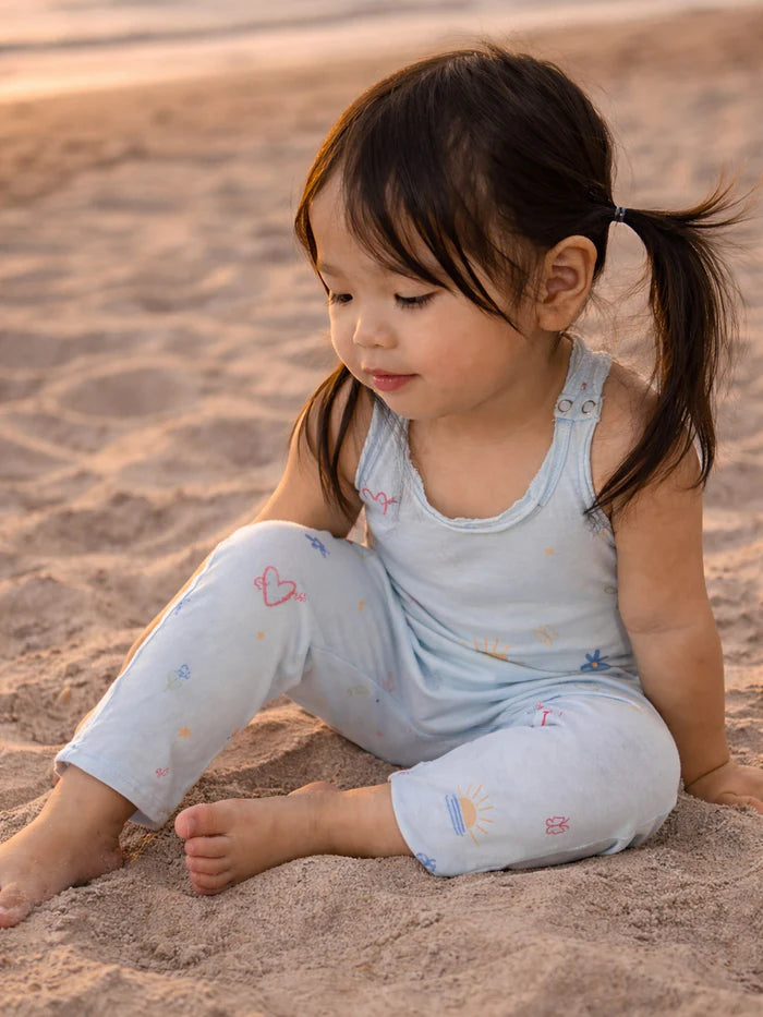 Cotton Tank Romper Be Mine