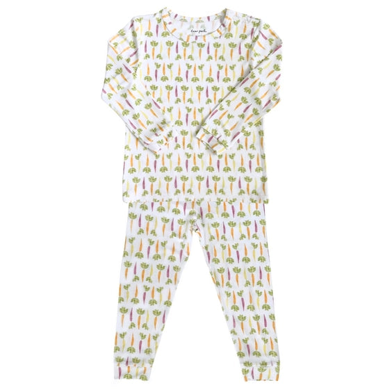 Colorful Carrots Pajama Set