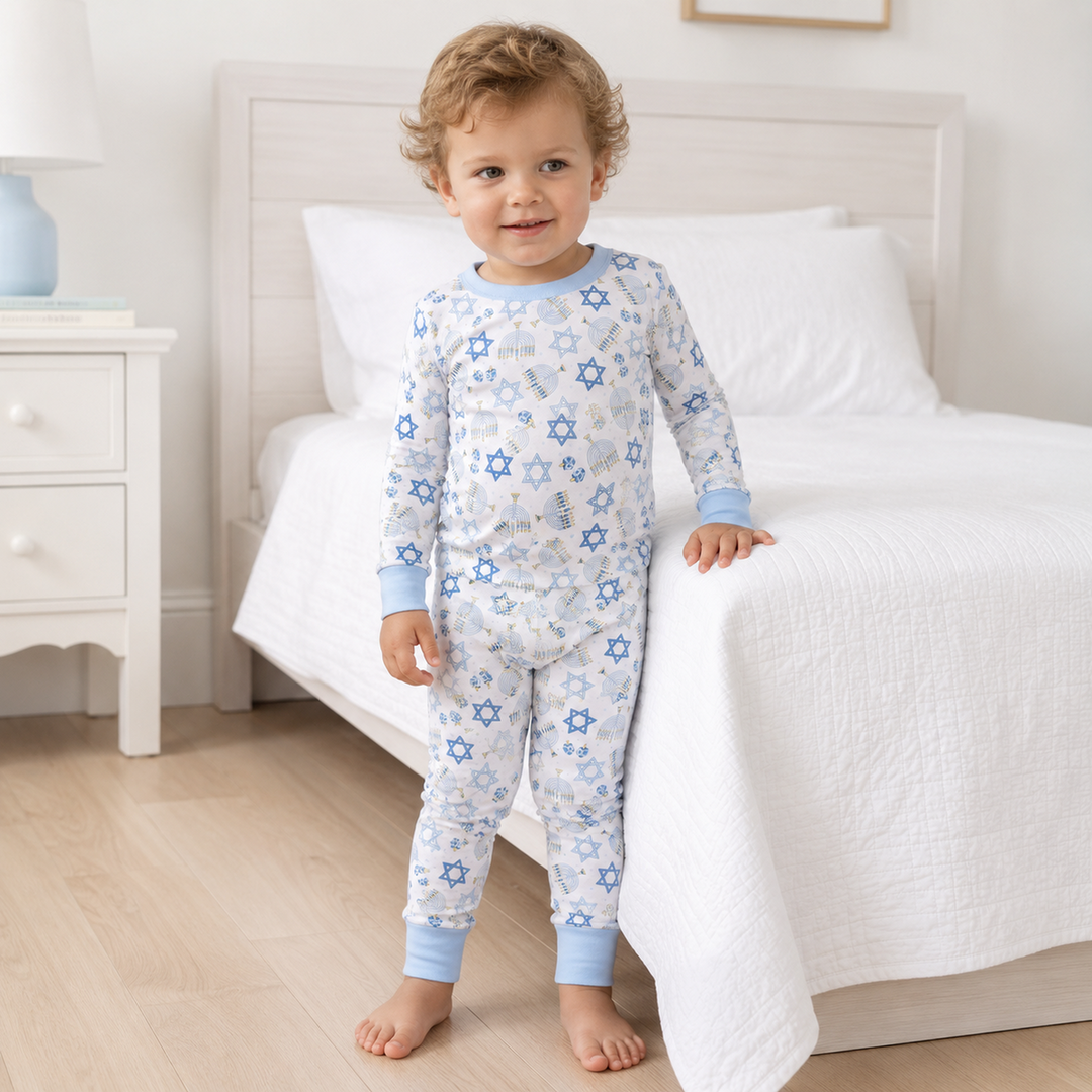 Dreidel Dreams Long Pajamas