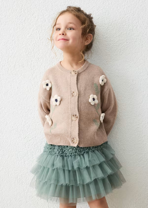 Floral Knit Cardigan