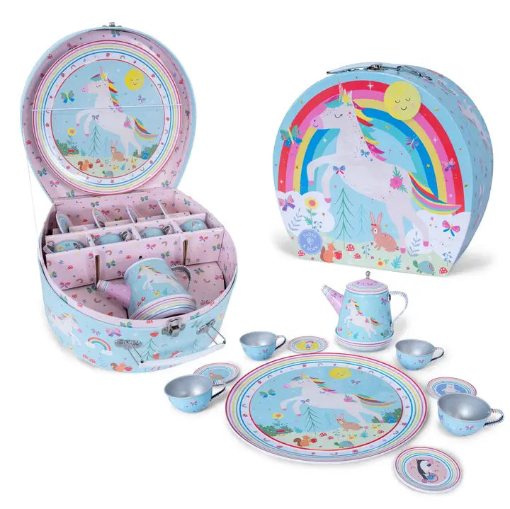 Rainbow Fairy  11pc Music Tea Set