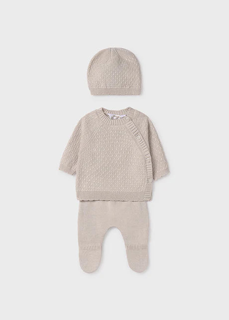 3 piece Knit set in Ice