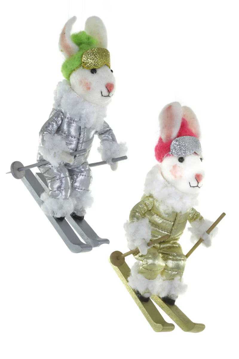 Snow Bunny Ornament