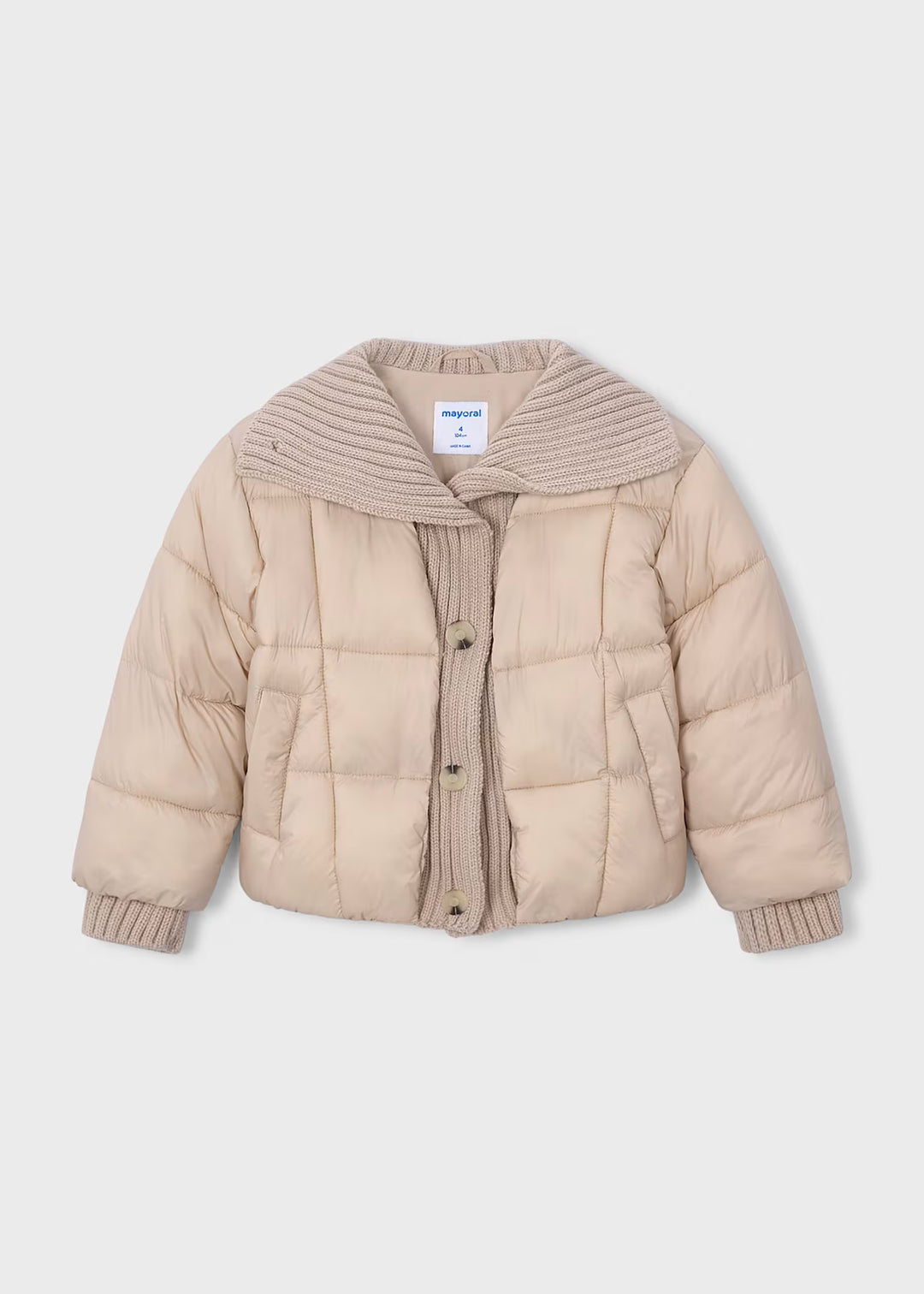Ribbed Puffer Jacket