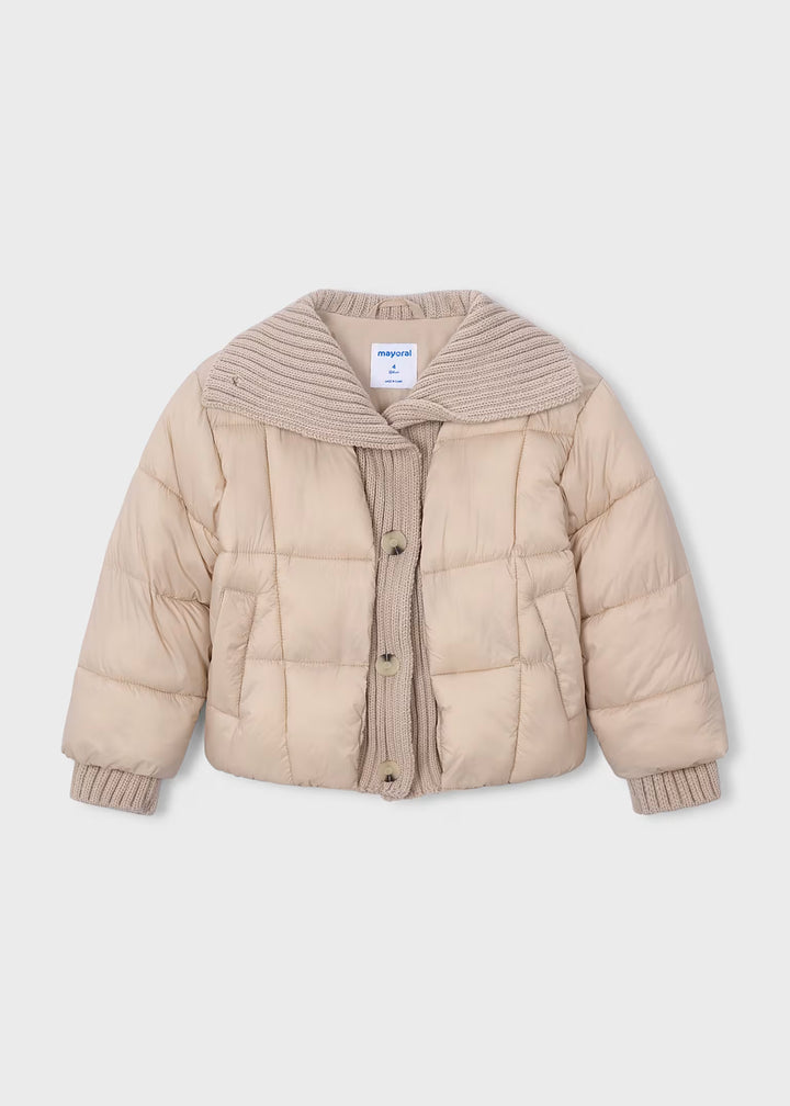Ribbed Puffer Jacket