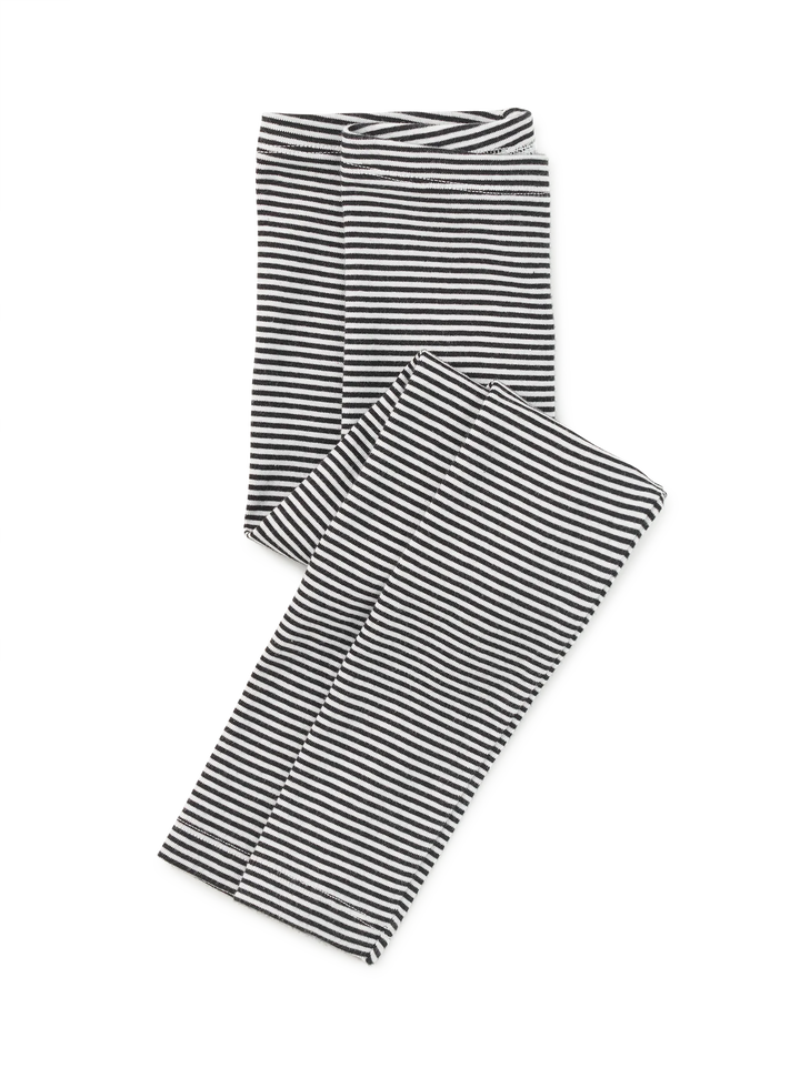 Striped Leggings Jet Black