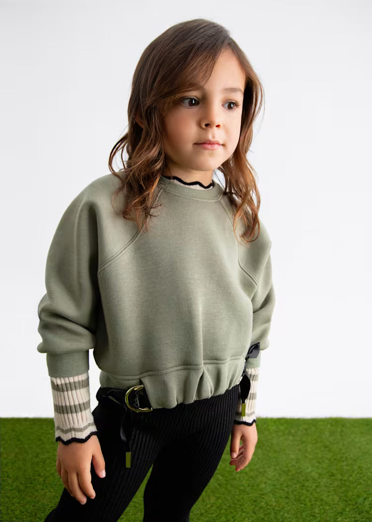 Pullover with Bow Detail