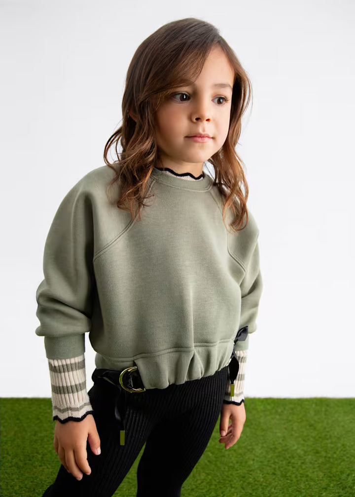 Pullover with Bow Detail