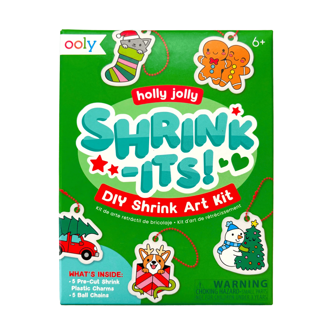 Mini Shrink-Its : D.I.Y. Shrink Art Kit Holly Jolly