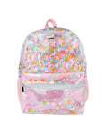 Load image into Gallery viewer, Flower Shop Confetti Clear Backpack
