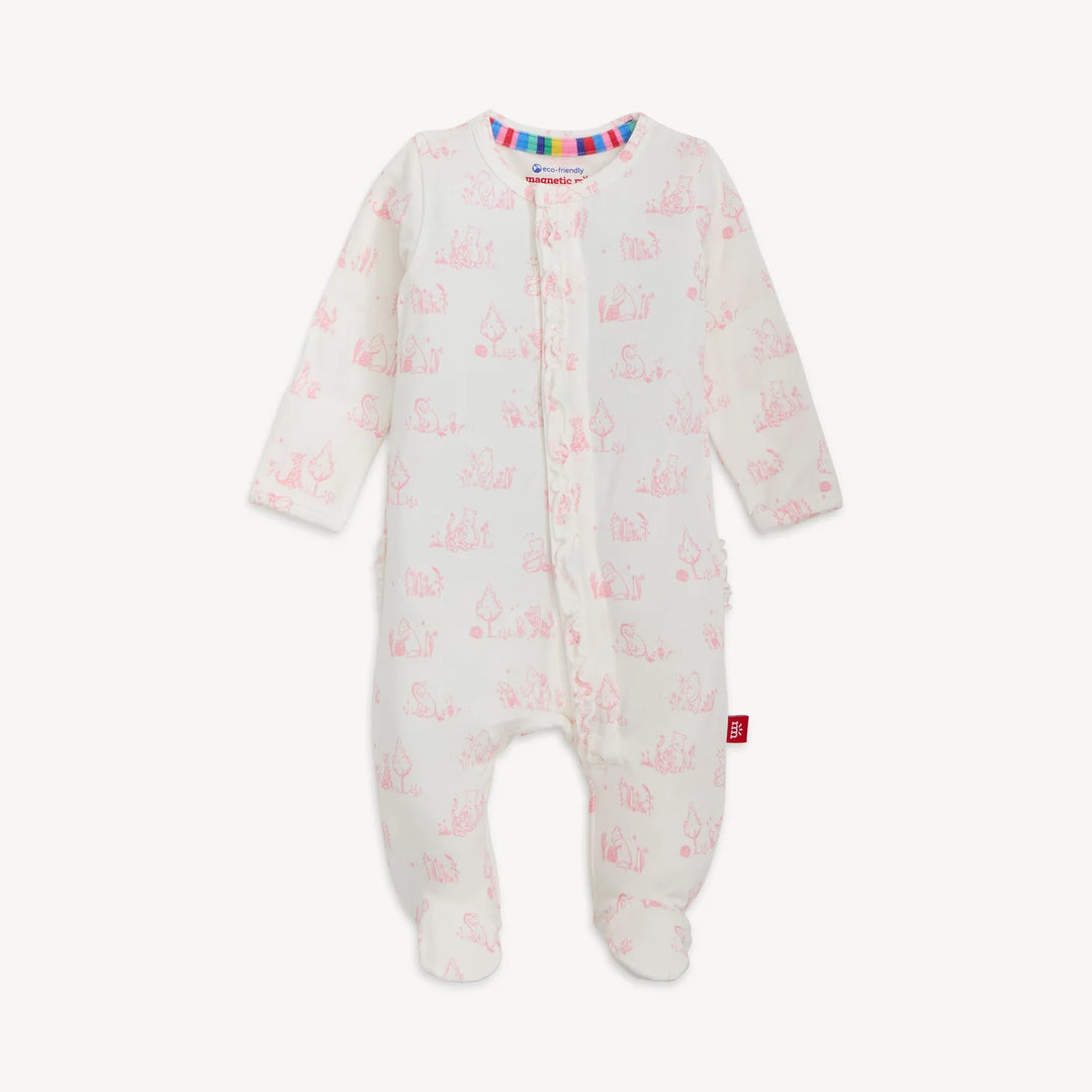 Sweeter than Hunny Magnetic Footie with Ruffle