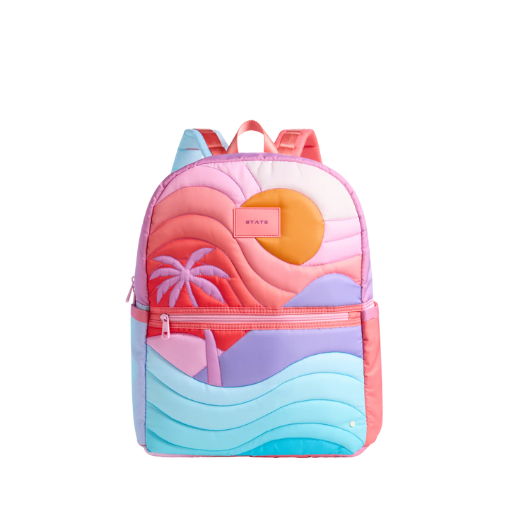 Double Pocket Backpack - Sunset Puffer