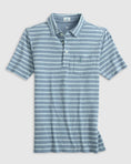 Load image into Gallery viewer, Matthis Stripe Polo in Coastal
